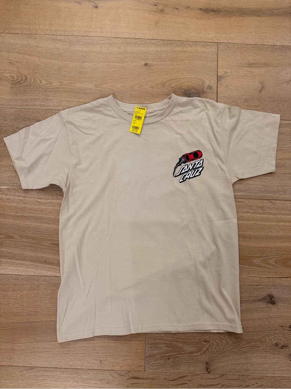 NWT Boys Santa Cruz Skateboards Short Sleeve Tee - Size YL